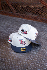 New Era Tampa Bay Rays 25th Anniversary Grey UV (Off White/Graphite) 59Fifty Fitted