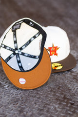 New Era Houston Astros 50th Anniversary Bronze UV (Off White/Walnut) 59Fifty Fitted