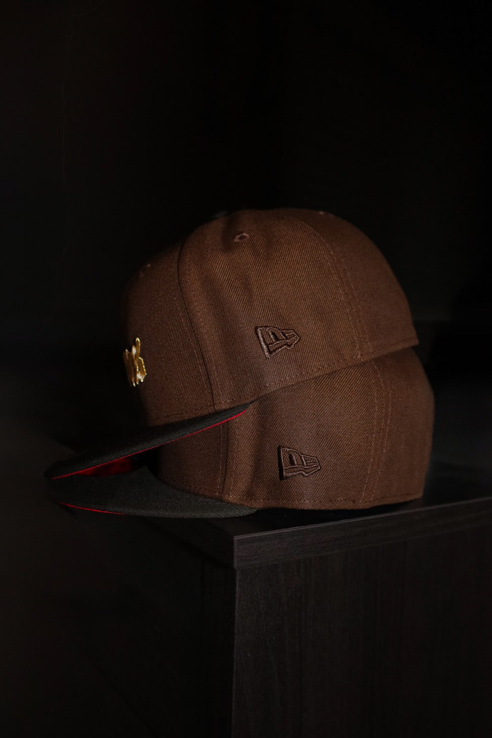 New Era Houston Astros Astrodome The Original Side Patch Fitted (Brown/Black) - New Era