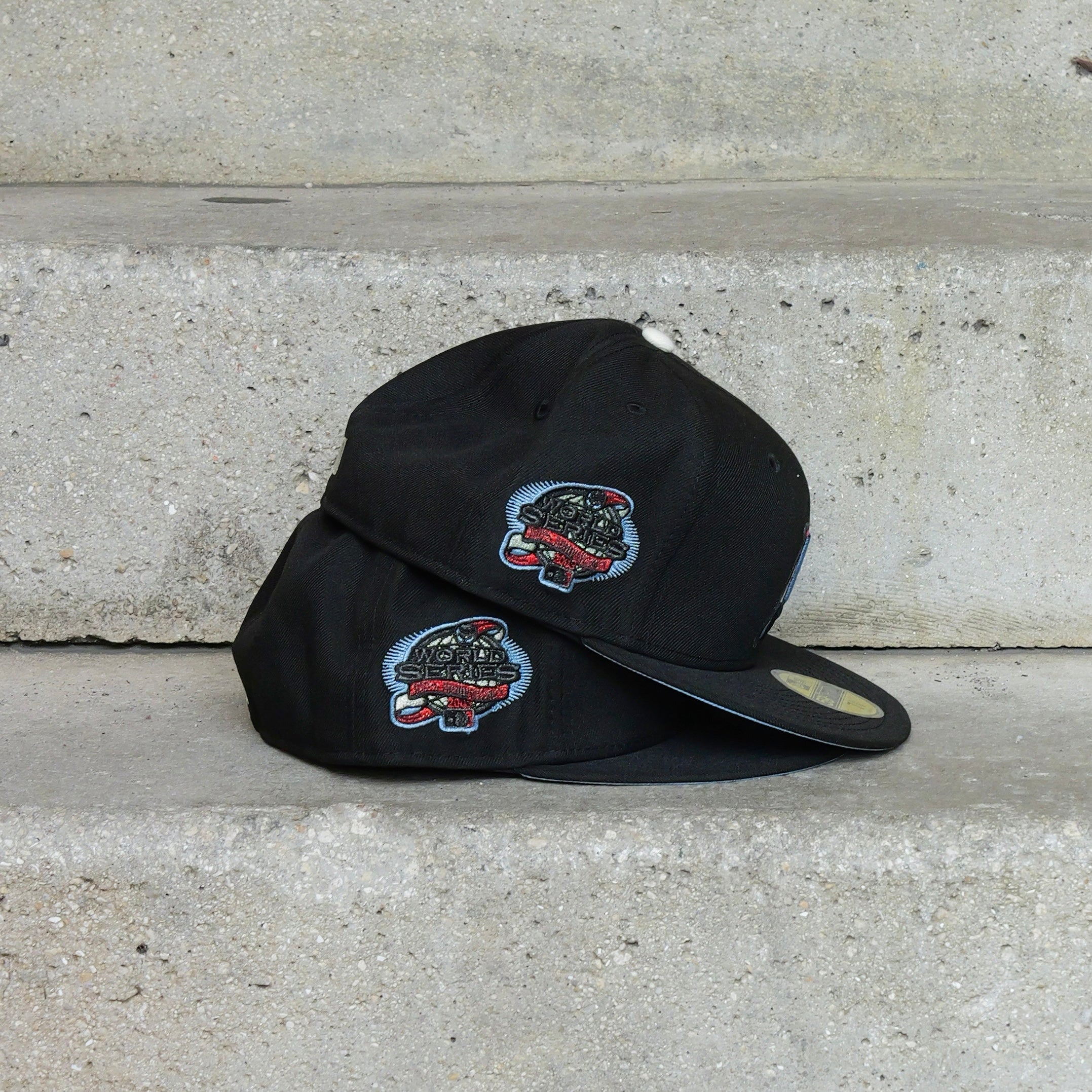 New Era Florida Marlins 2003 World Series Side Patch Fitted (Black) - New Era