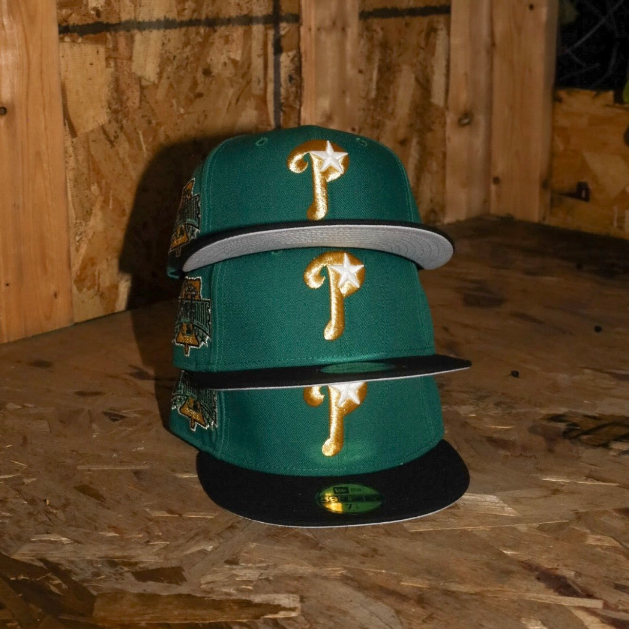 New Era Philadelphia Phillies 1996 All-Star Game Side Patch Fitted (Green/Black) - New Era
