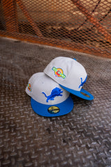 New Era Detroit Lions 1994 Pro Bowl Green UV (Grey/Royal) 59Fifty Fitted - New Era