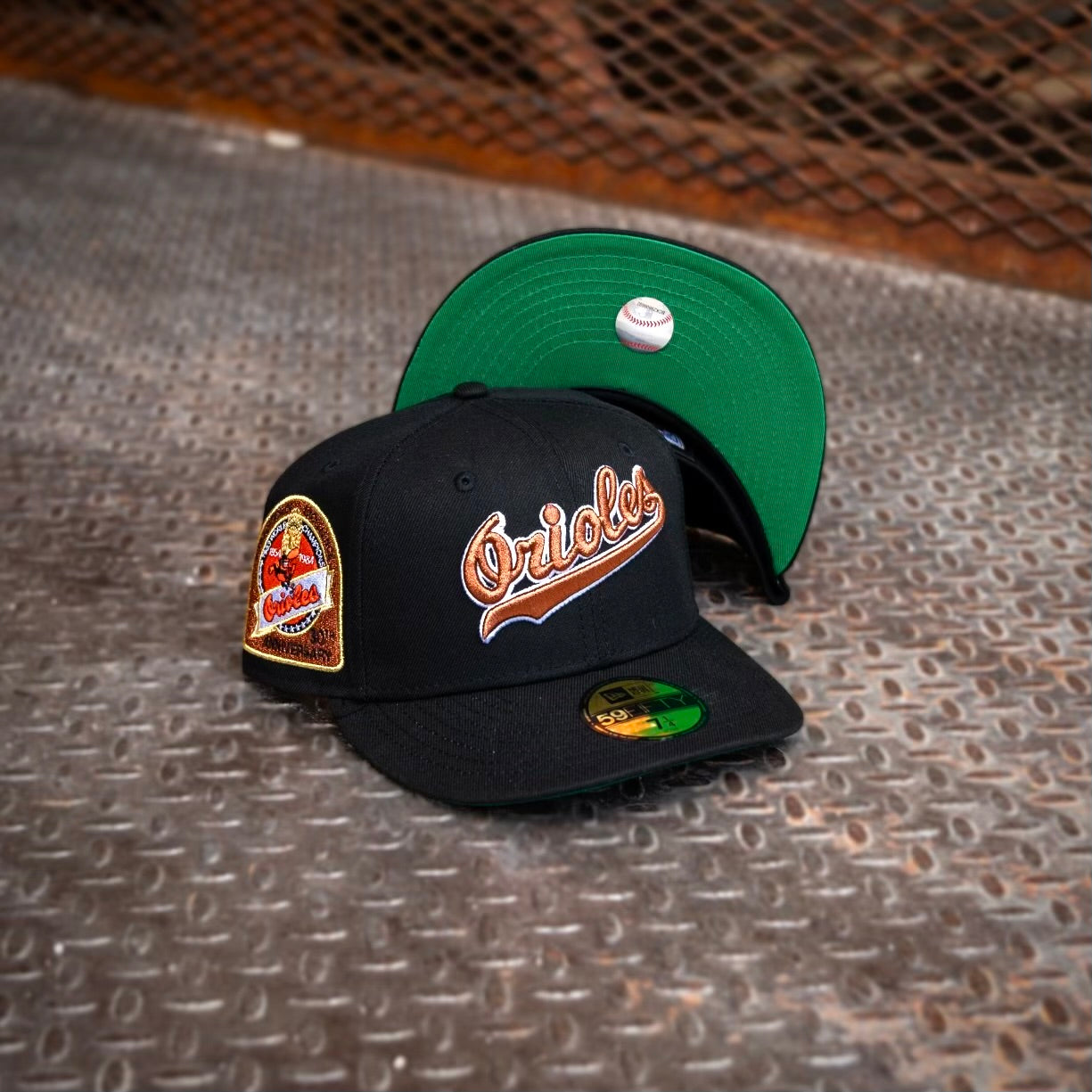 New Era Baltimore Orioles 30th Anniversary Green UV (Black) 59Fifty Fitted