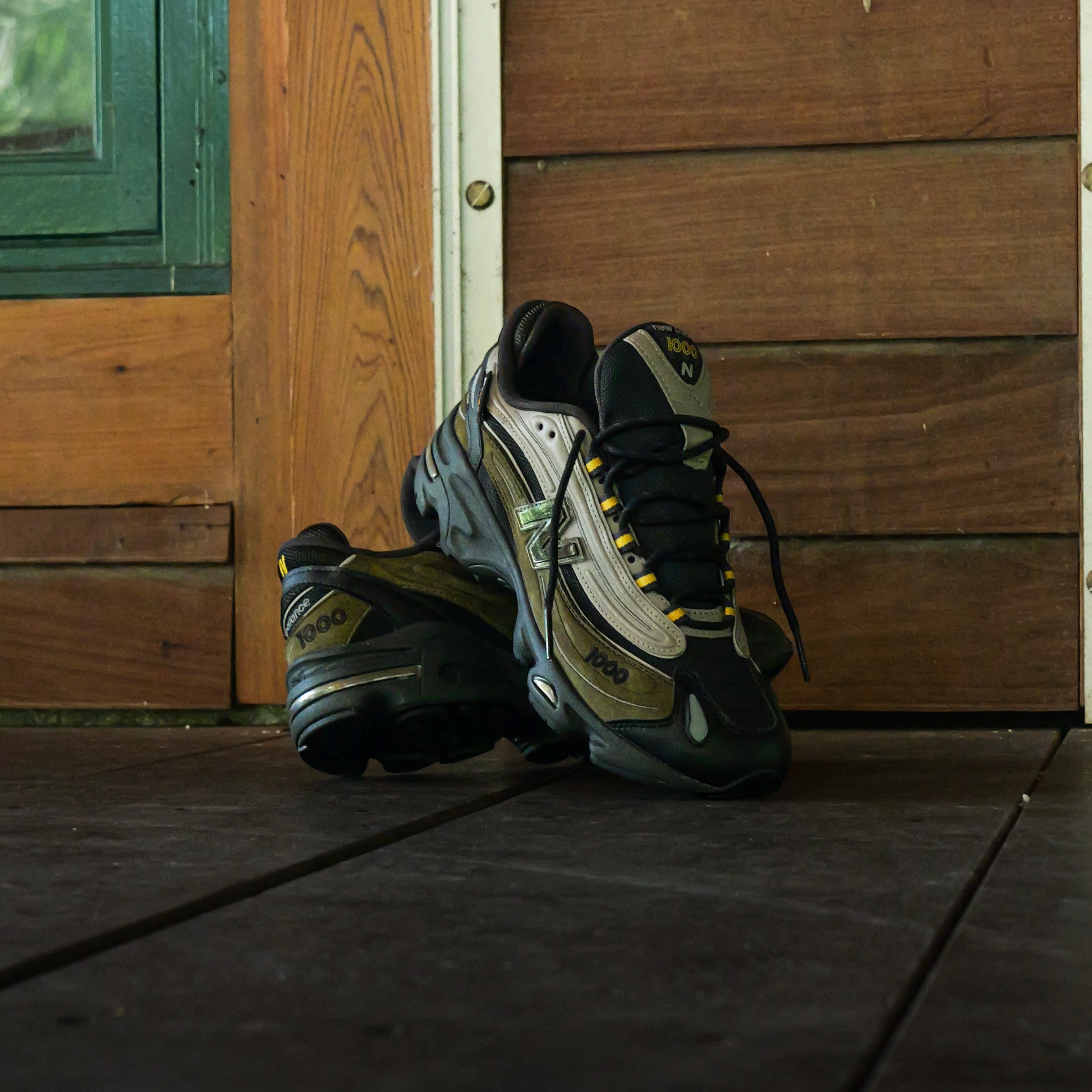 New Balance 1000 (Brown/Yellow) M1000L - New Balance