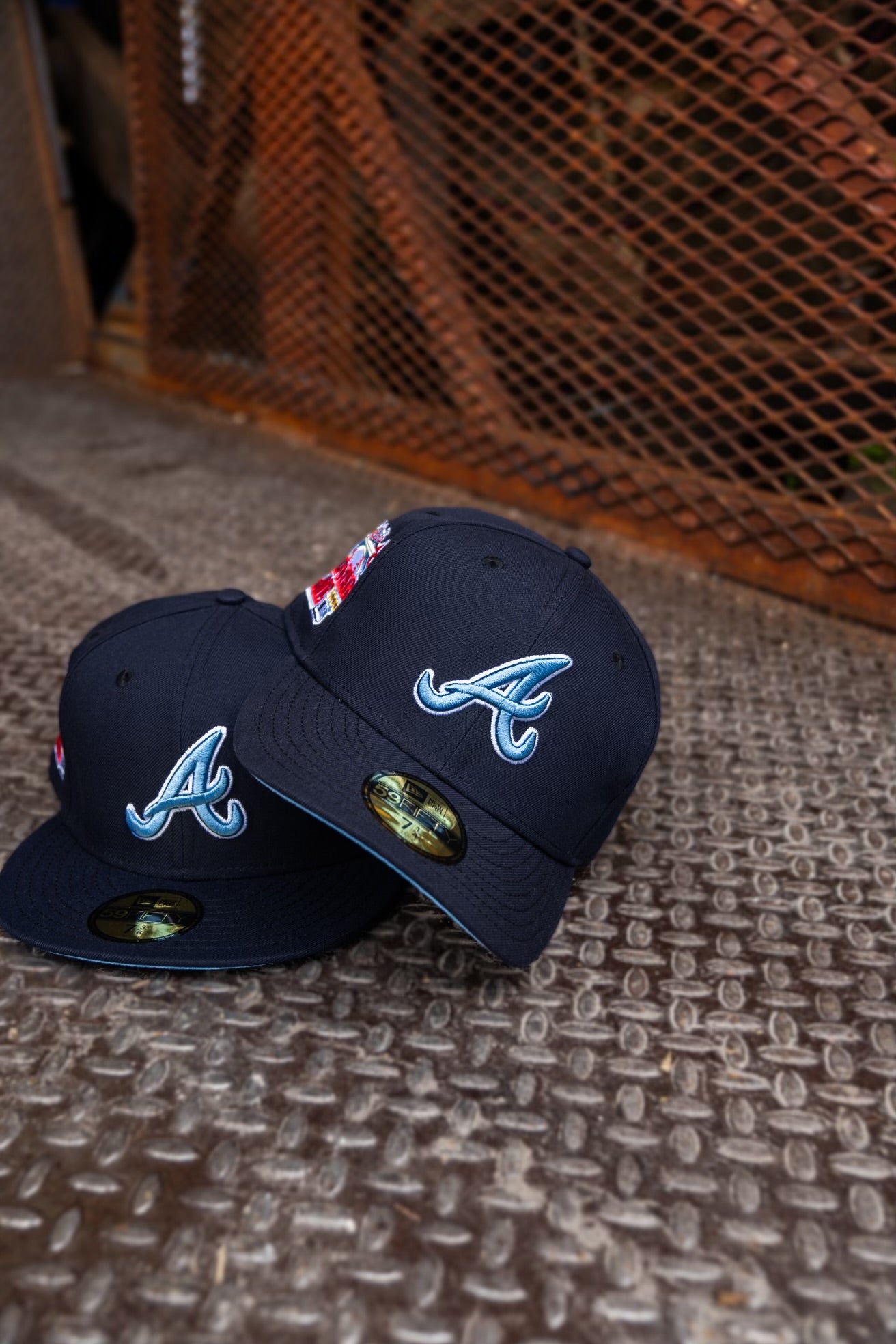 New Era Atlanta Braves 2000 All-Star Game Sky UV 59Fifty Fitted (Navy) - New Era