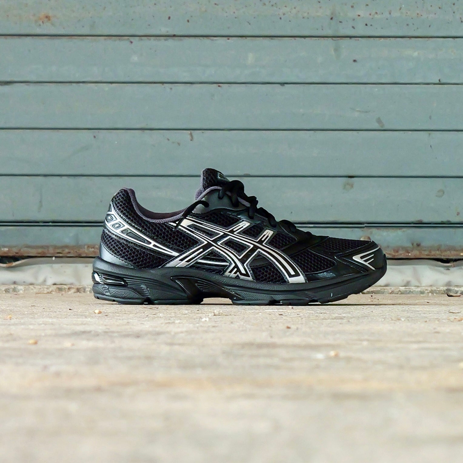 Mens Asics Gel-1130 (Black/Pure Silver)
