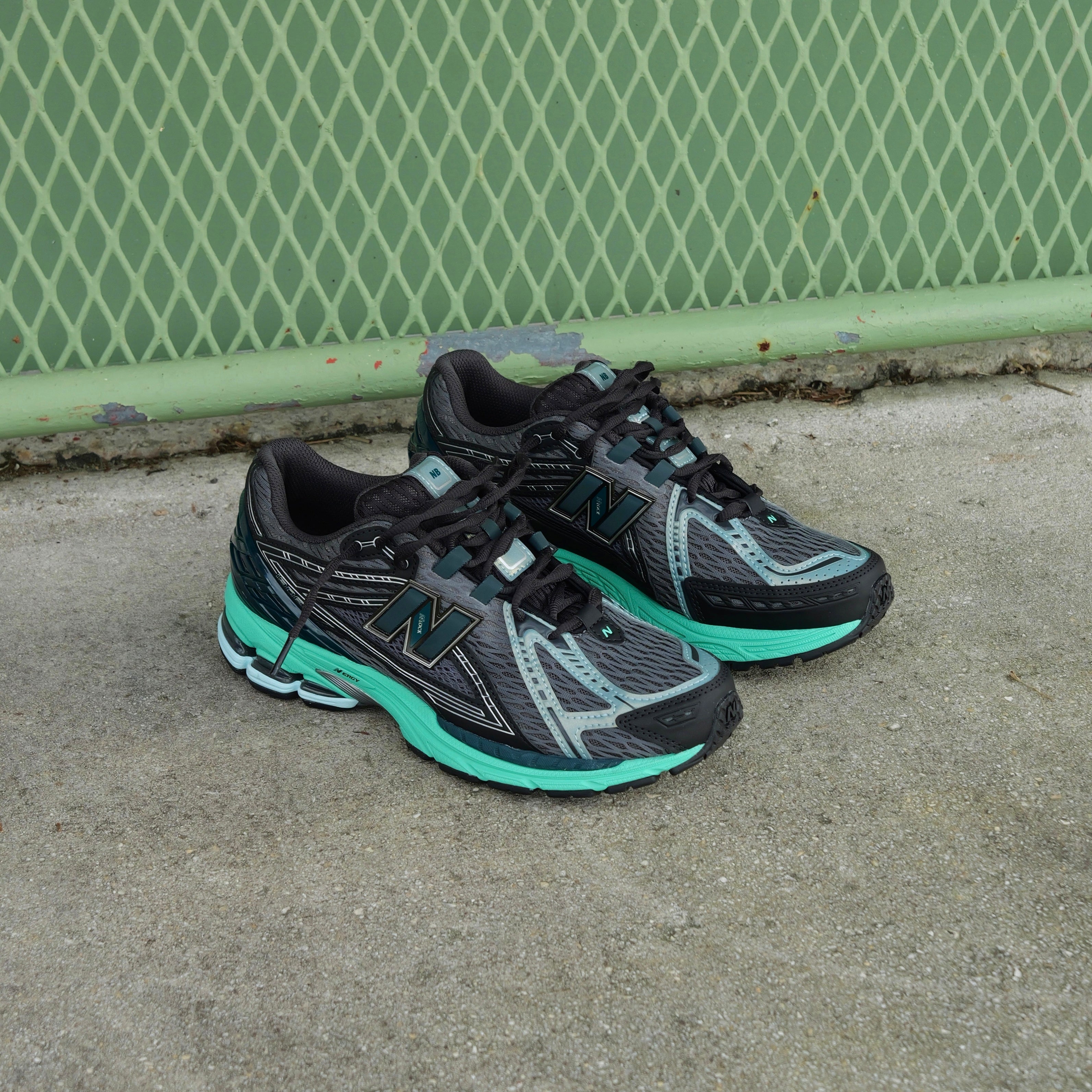 Mens New Balance 1906R (Grey/Green Glow) U19068O6 - New Balance