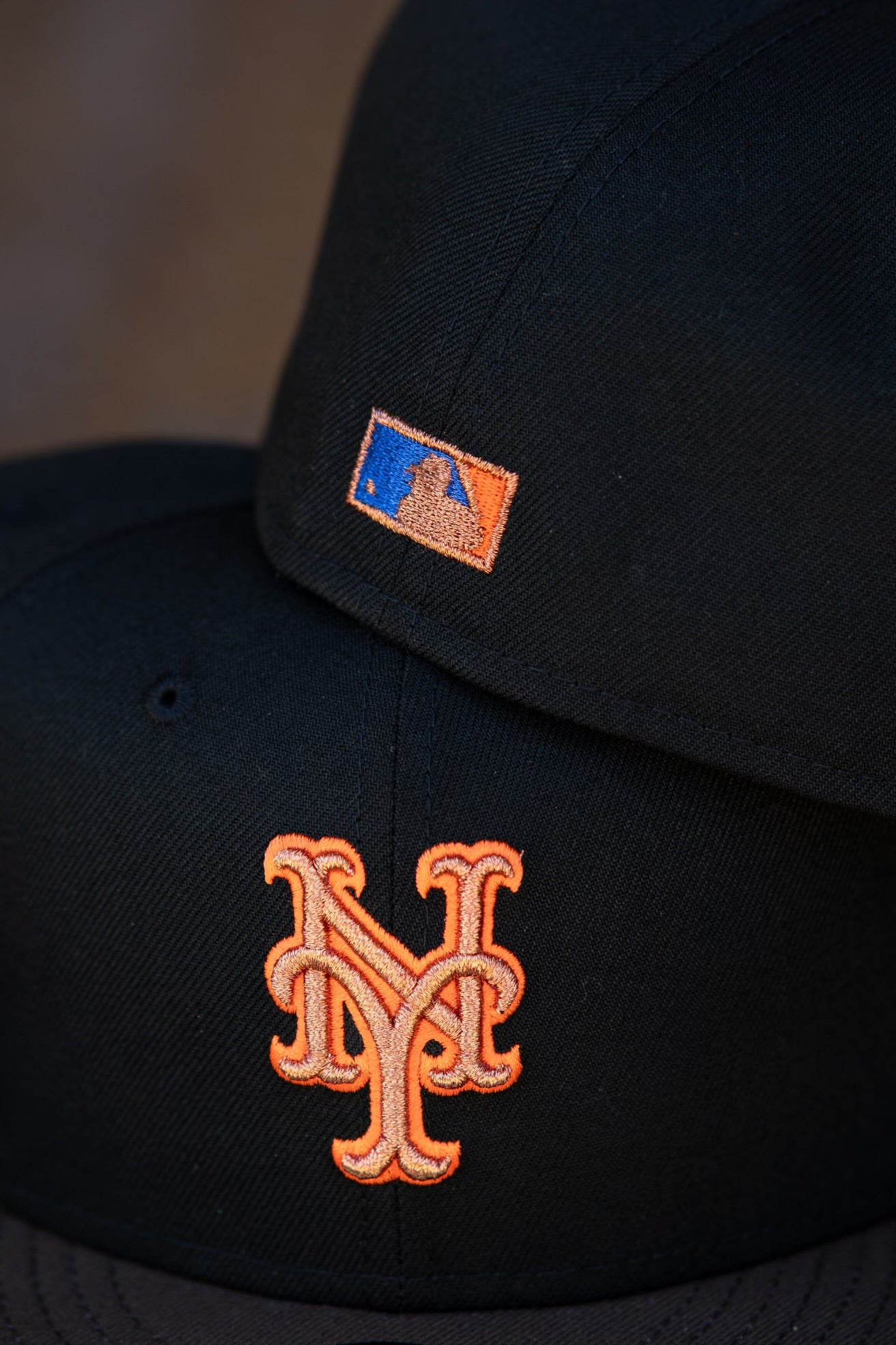 New Era New York Mets 50th Anniversary Grey UV (Black/Walnut) 59Fifty Fitted