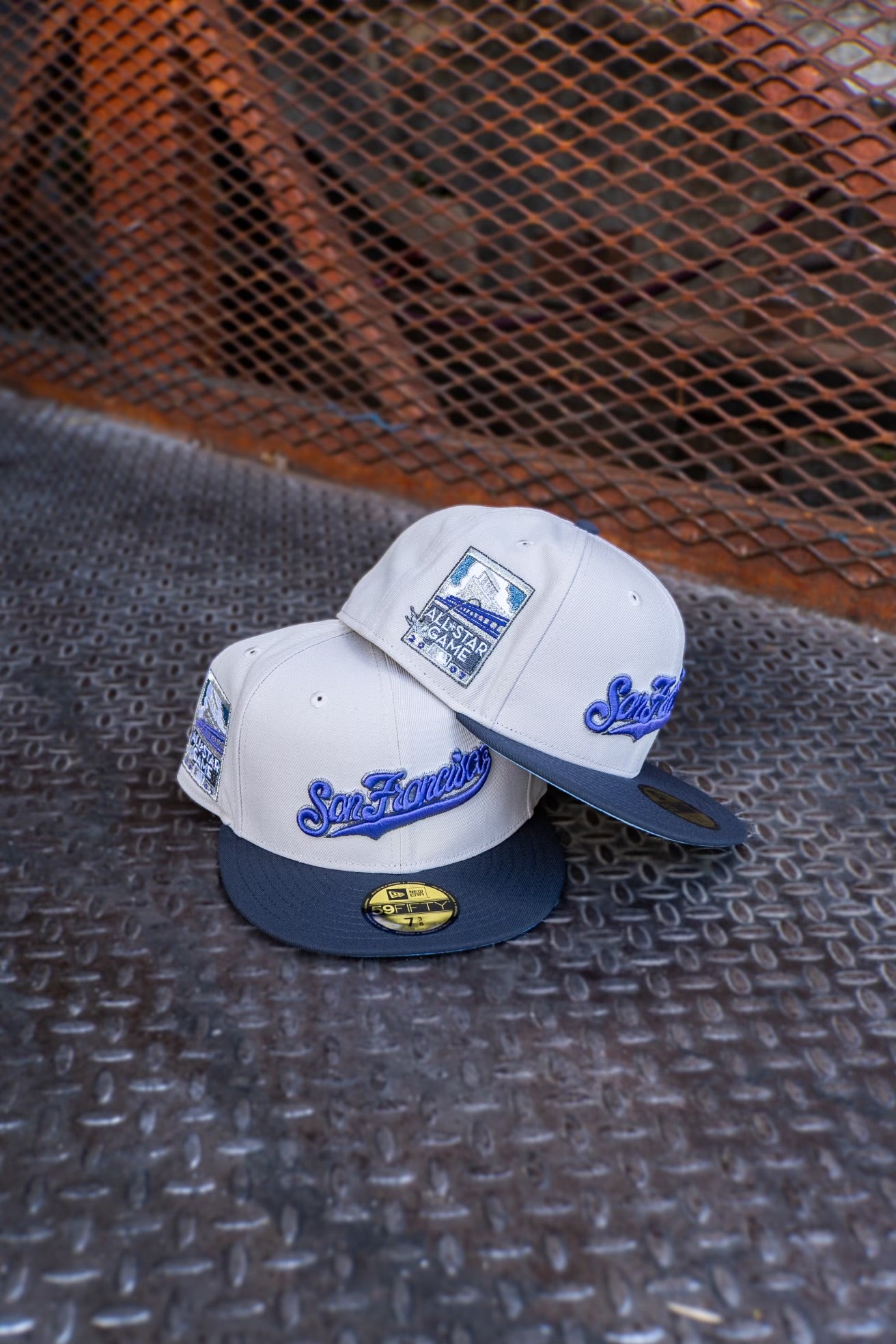 New Era San Francisco Giants 2007 All-Star Game Sky UV (Stone/Graphite) 59Fifty Fitted - New Era