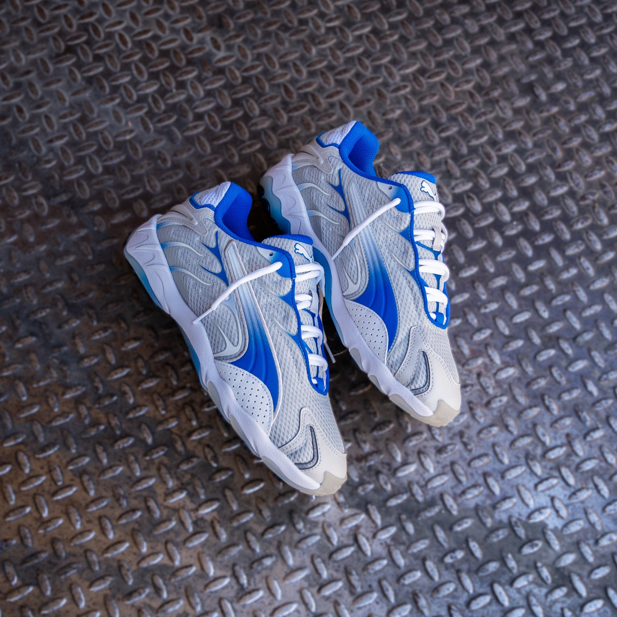 Mens Puma Inhale (Feather Grey/Team Roya) - Puma