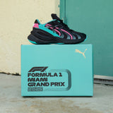 Mens Puma F1 Inverse Miami (Flat Dark Grey/Aquatic) - Puma