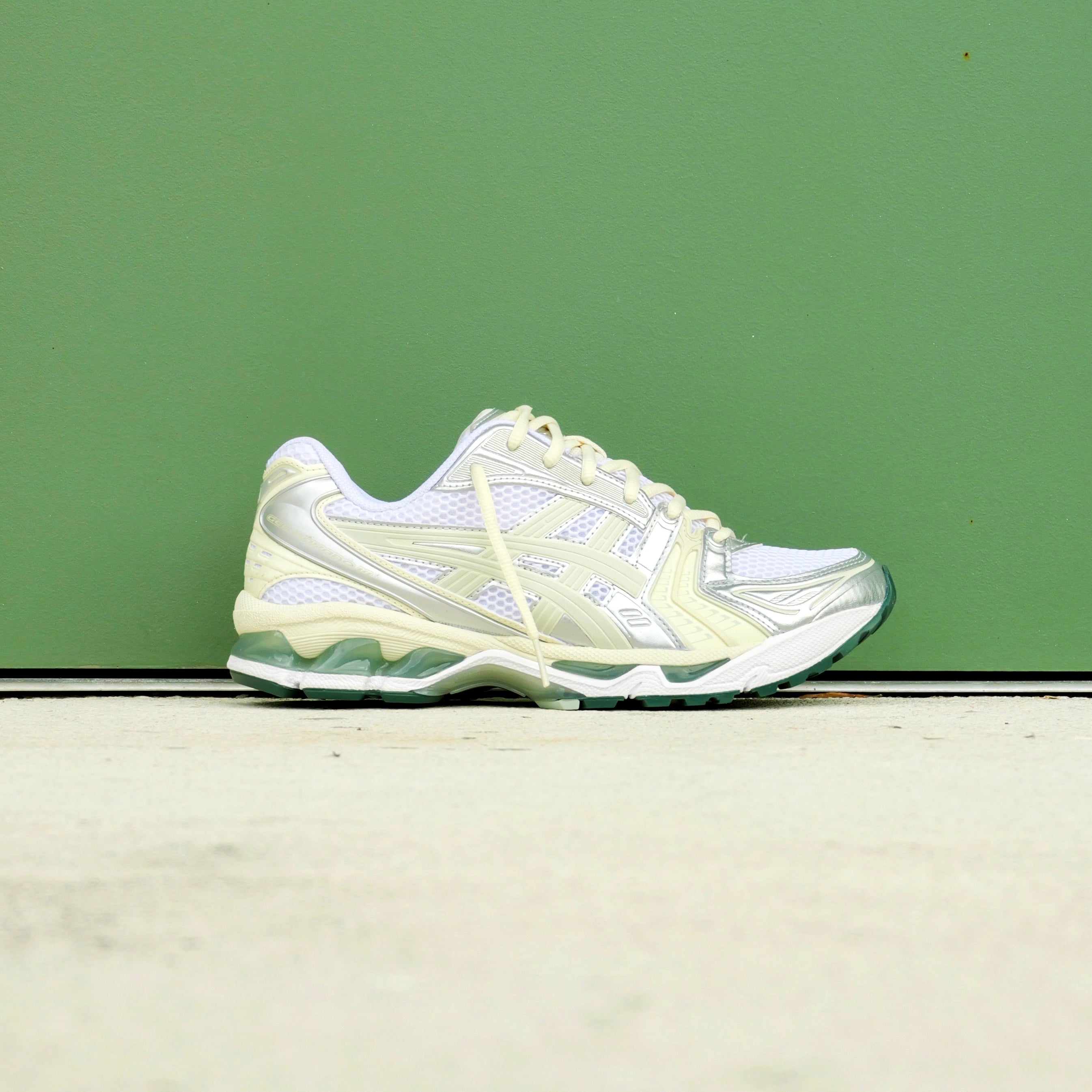 Mens Asics Gel-Kayano 14 (White/Light Sage)