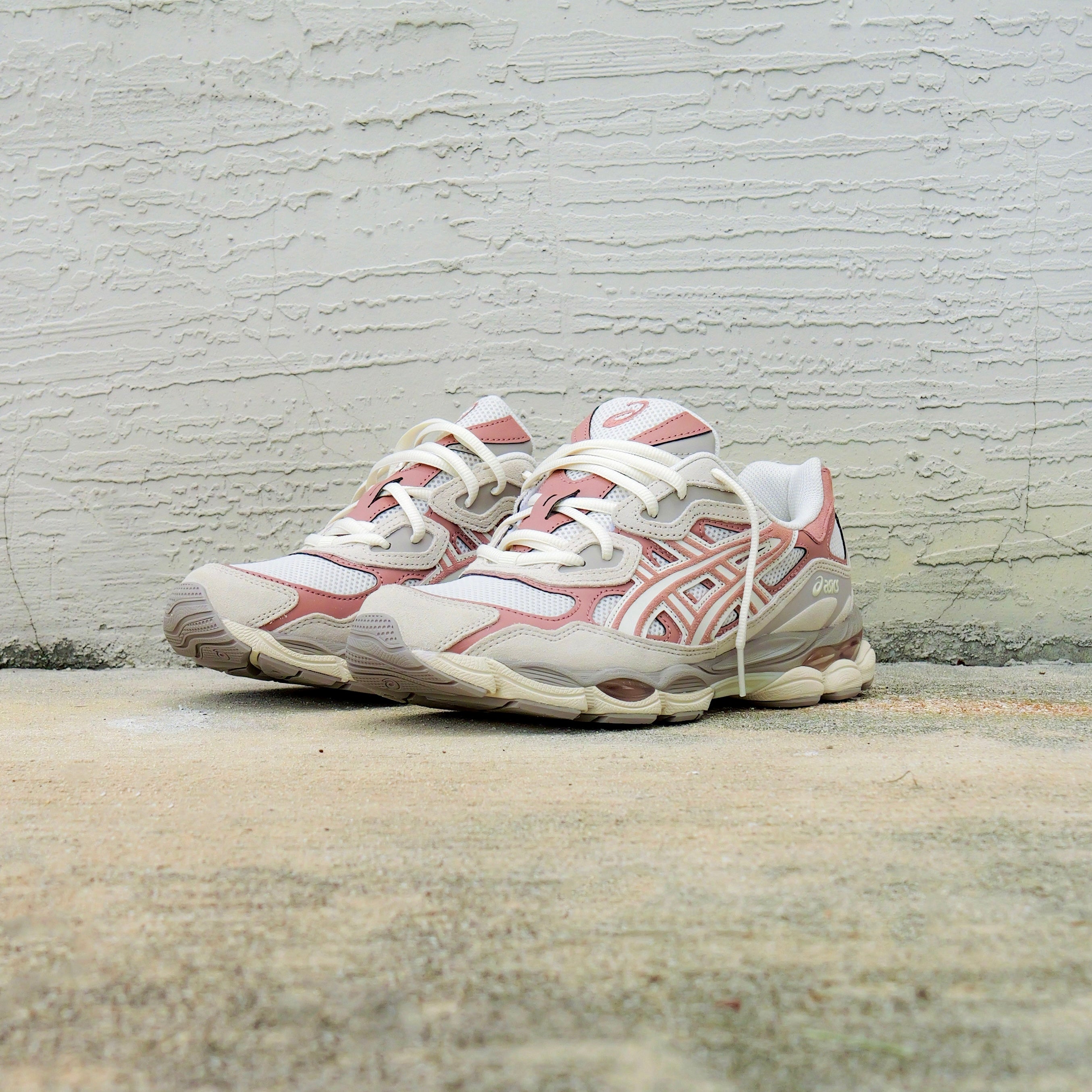 Mens Asics Gel-NYC (Cream/Umeboshi)