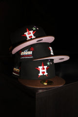 New Era Houston Astros Cacti Park of The Palm Beaches Travis Scott Patch Fitted (Black/Brown) - New Era