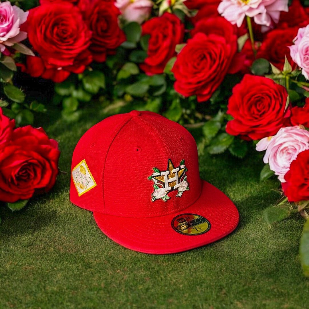 New Era Houston Astros 2017 World Series Green UV (Red) 59Fifty Fitted - New Era