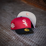 New Era Chicago White Sox 2005 World Series Grey UV (Brick Red/Black) 59Fifty Fitted