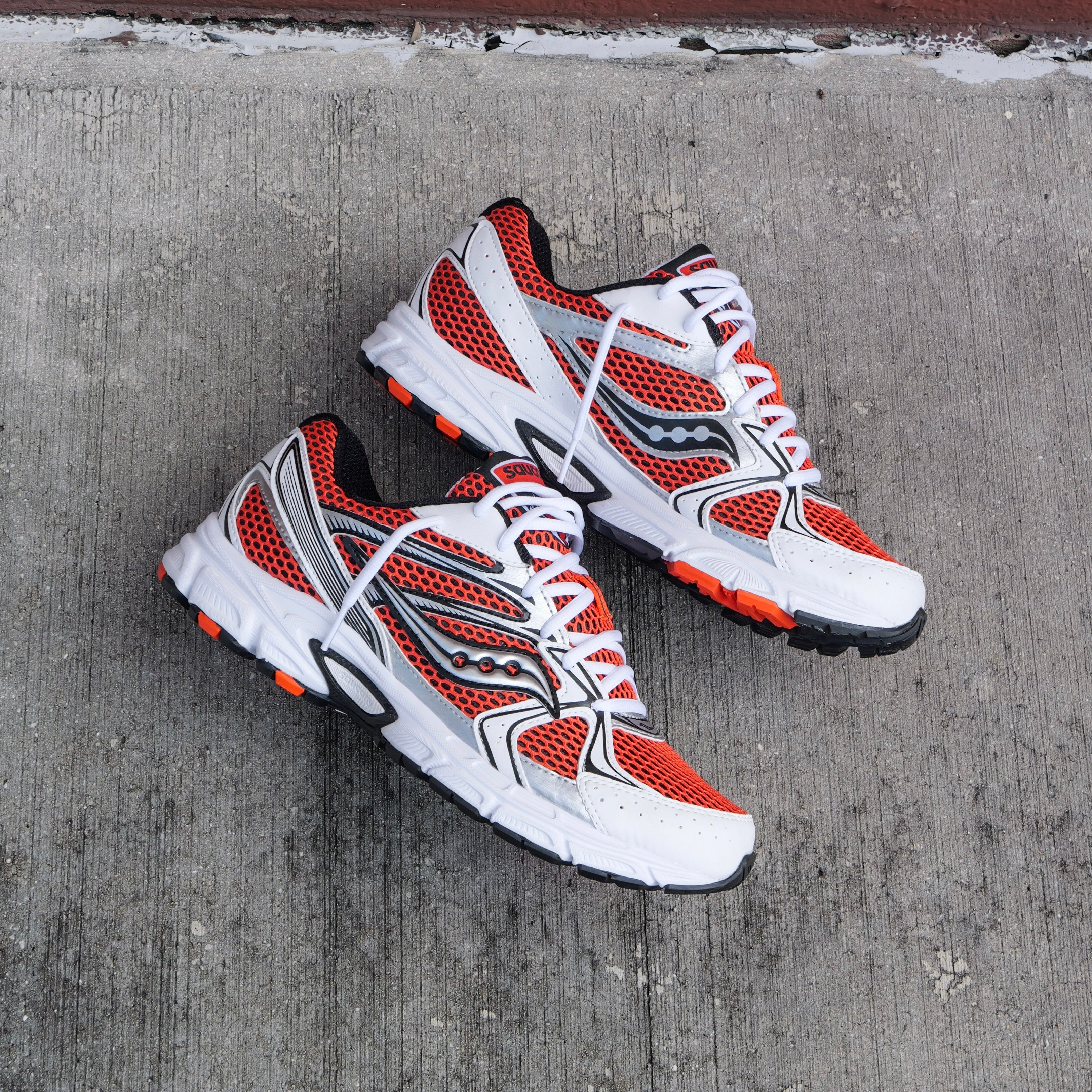 Mens Saucony Ride Millennium (Orange/Silver) - Saucony