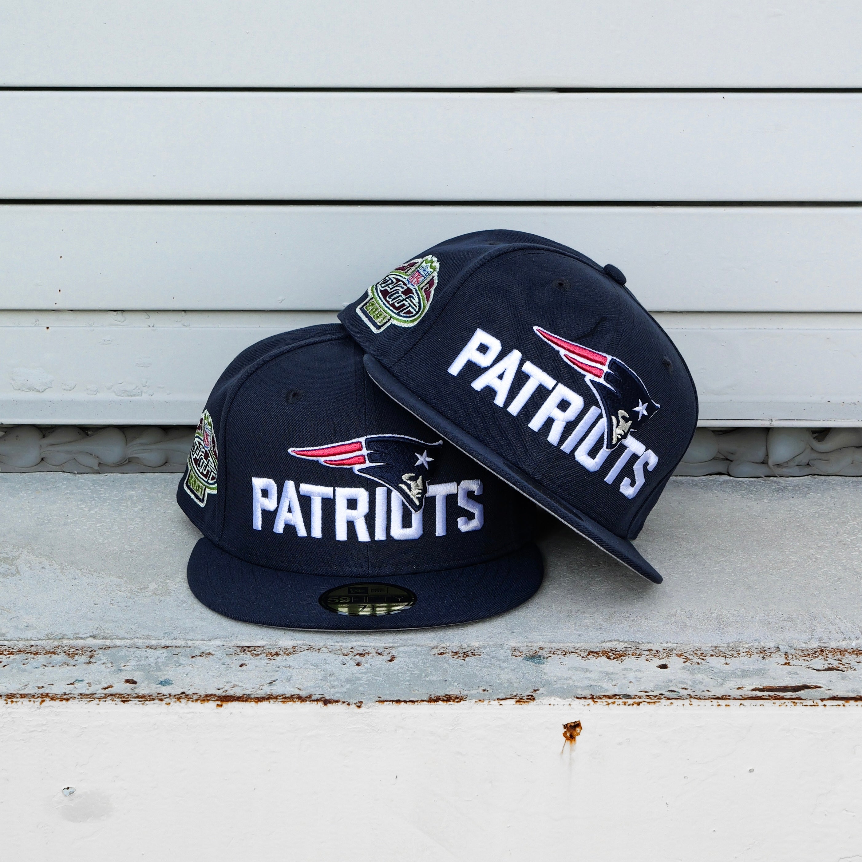 New Era New England Patriots 2001 Draft Side Patch Fitted - New Era