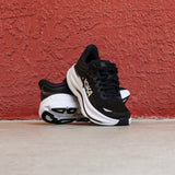 Mens HOKA Bondi 9 (Black/White) - HOKA