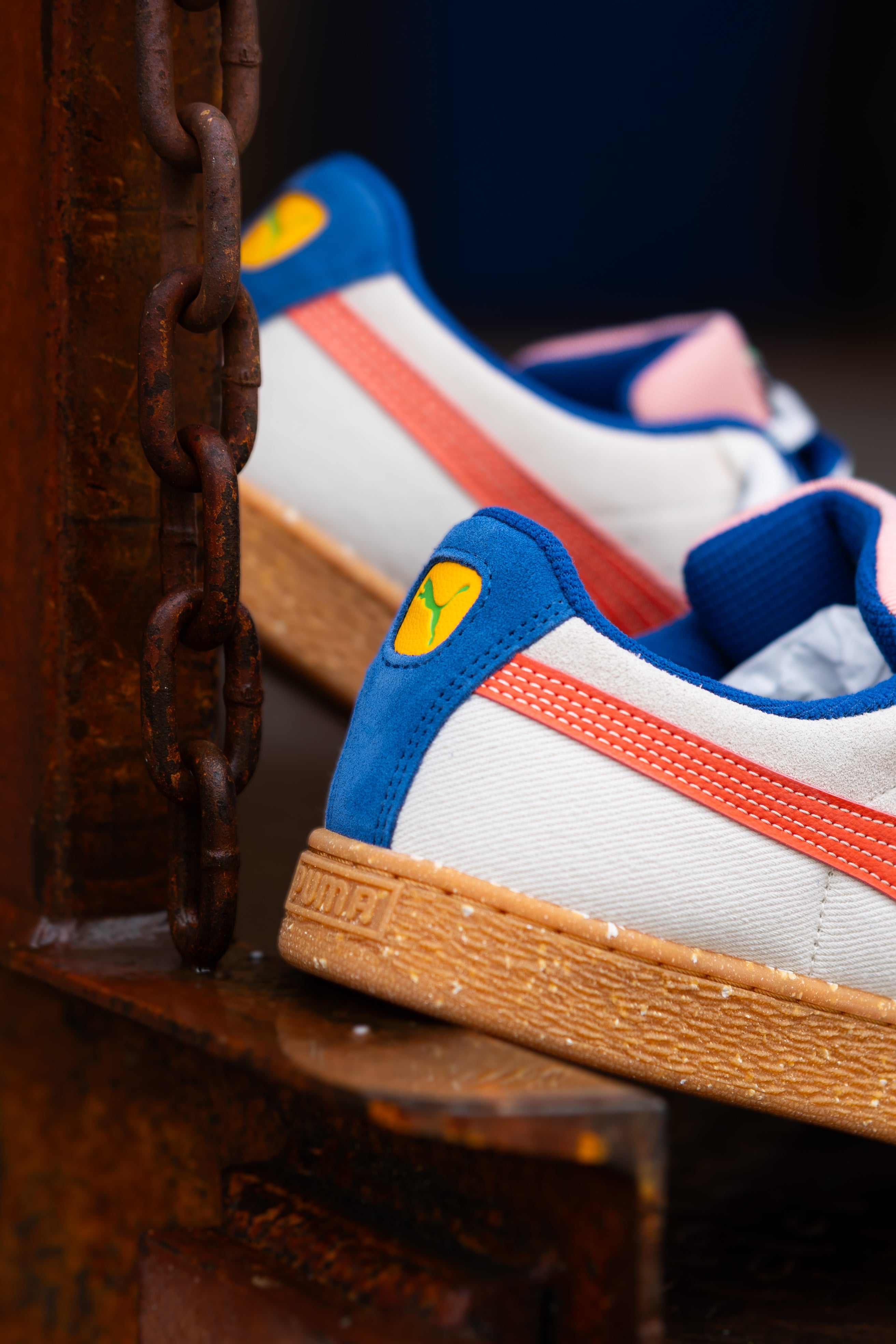 Mens Puma Suede Podium (Alpine Snow/Gum)