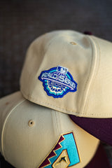 New Era Arizona Diamondbacks 2001 WS Pink UV (Vegas Gold/Burgundy) - New Era