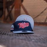 New Era Minnesota Twins 60th Anniversary Good Grey UV (Navy/Cement) - New Era