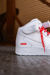 Nike x Supreme Air Force 1 Mid SP (White)