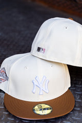 New Era New York Yankees 1996 WS Pink UV 59Fifty Fitted (Off White/Peanut)