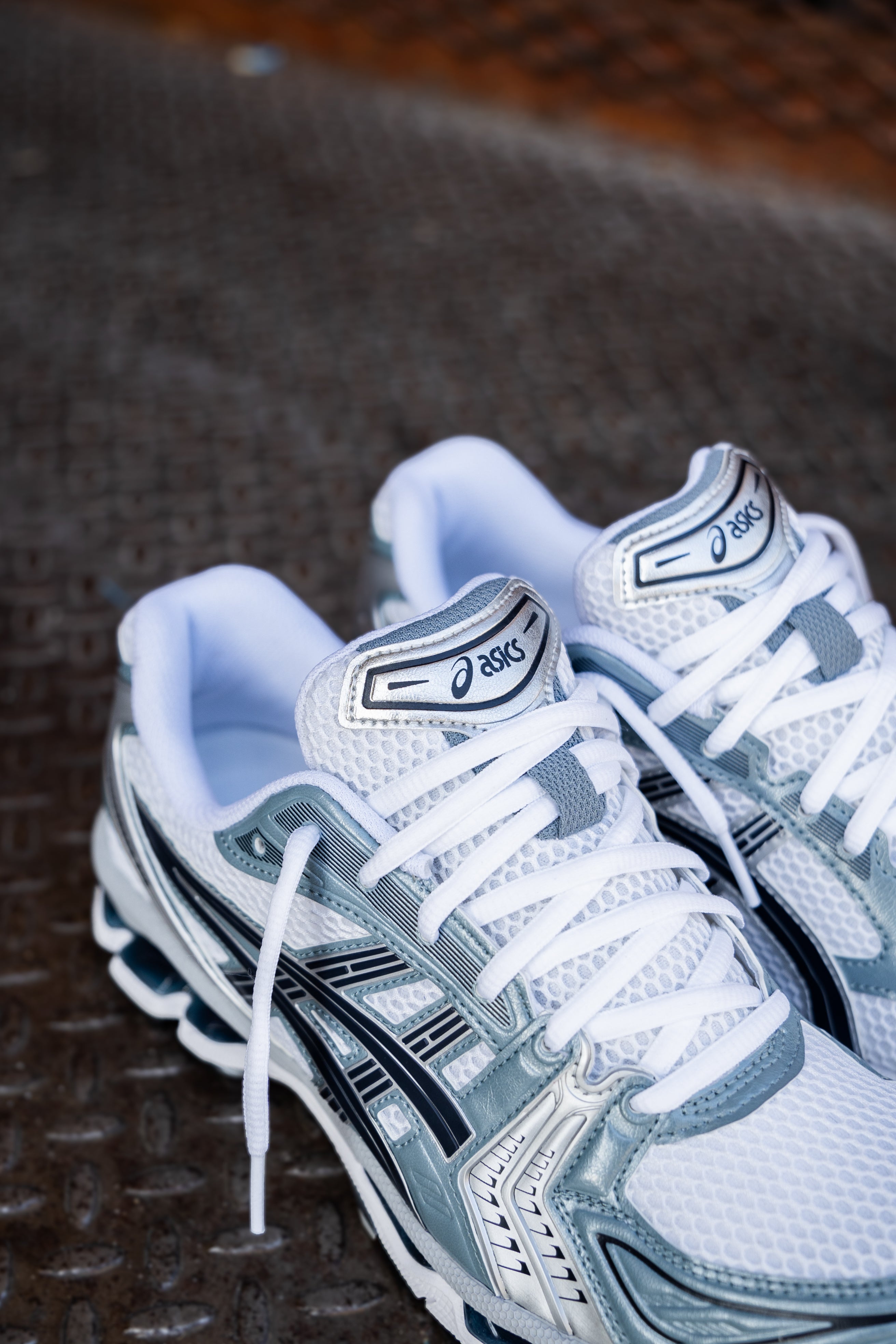 Mens Asics Gel-Kayano 14 (White/Fjord Grey)