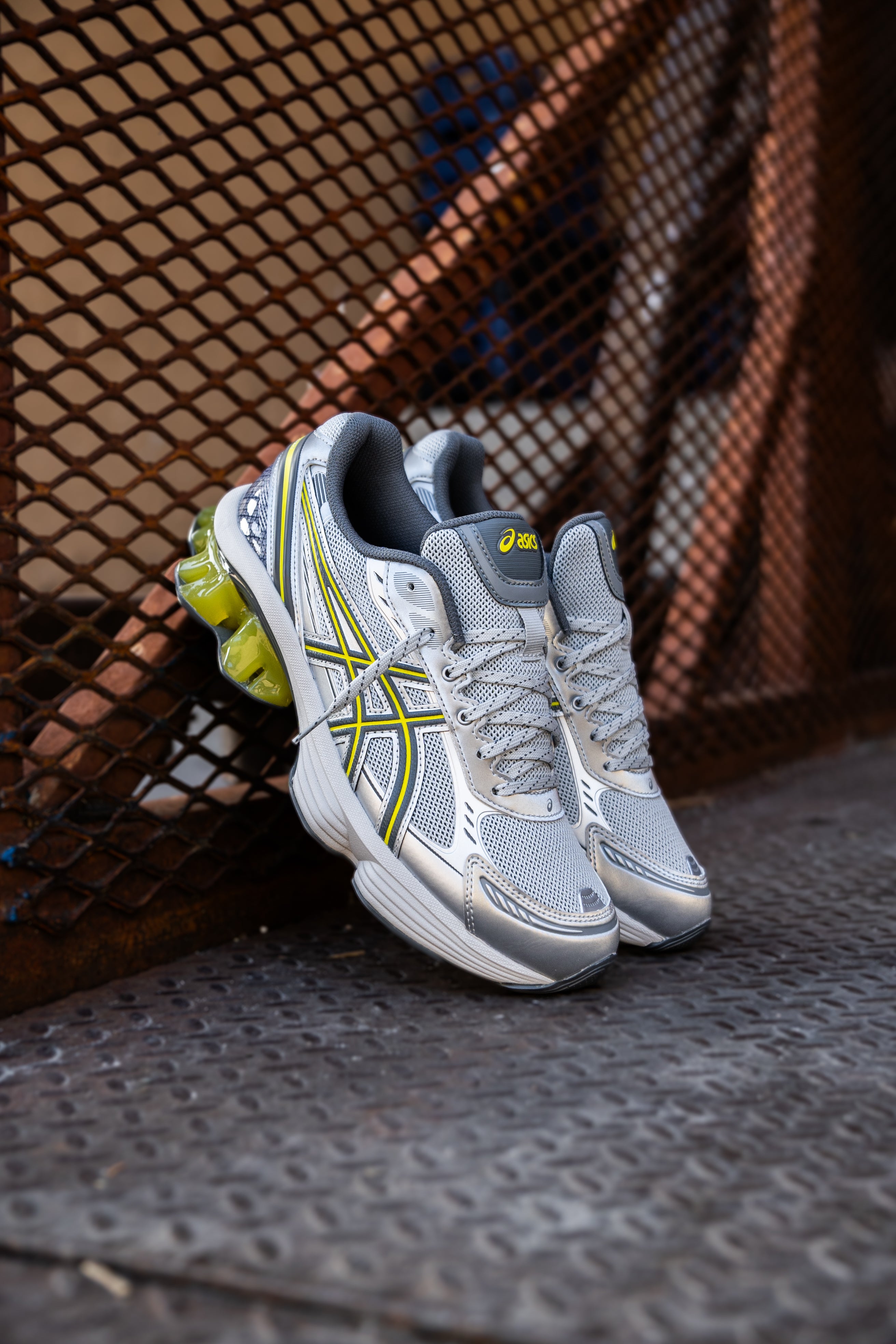 Mens Asics Gel-Kinetic Fluent (Glacier Grey/Steel Grey) - Asics