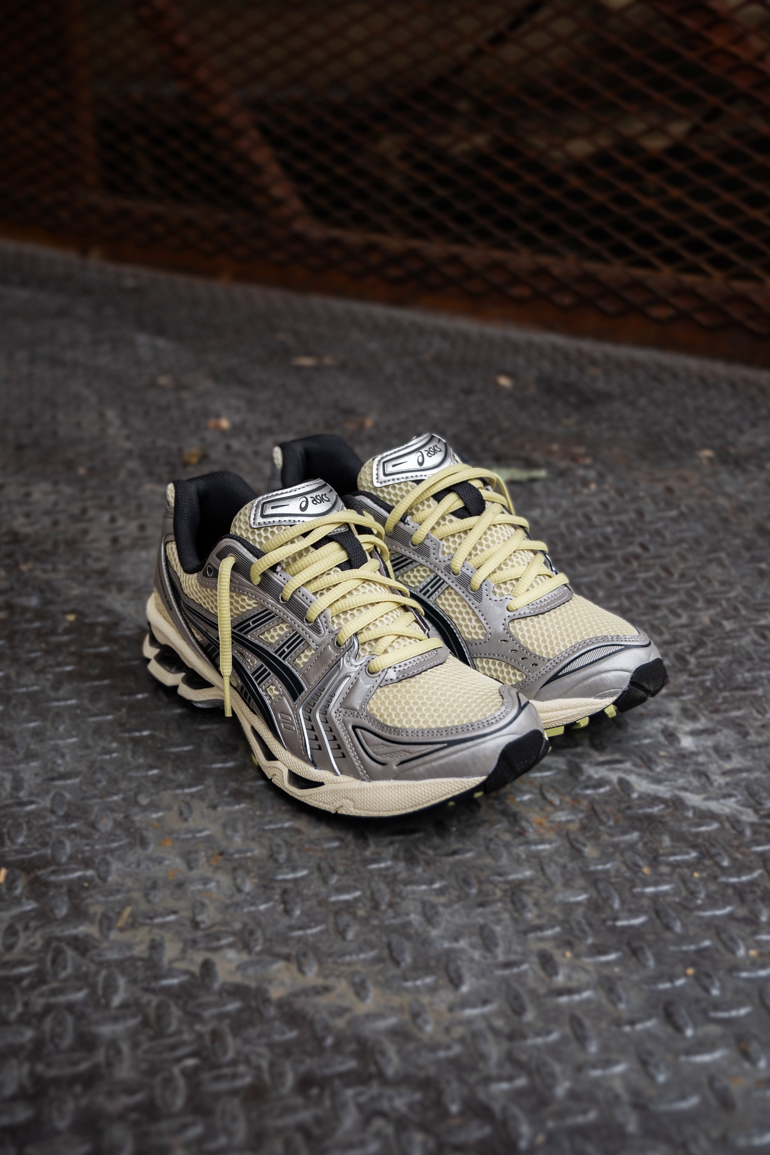 Mens Asics Gel Kayano 14 (Oyster White/Steeple Grey) - VIP Asics