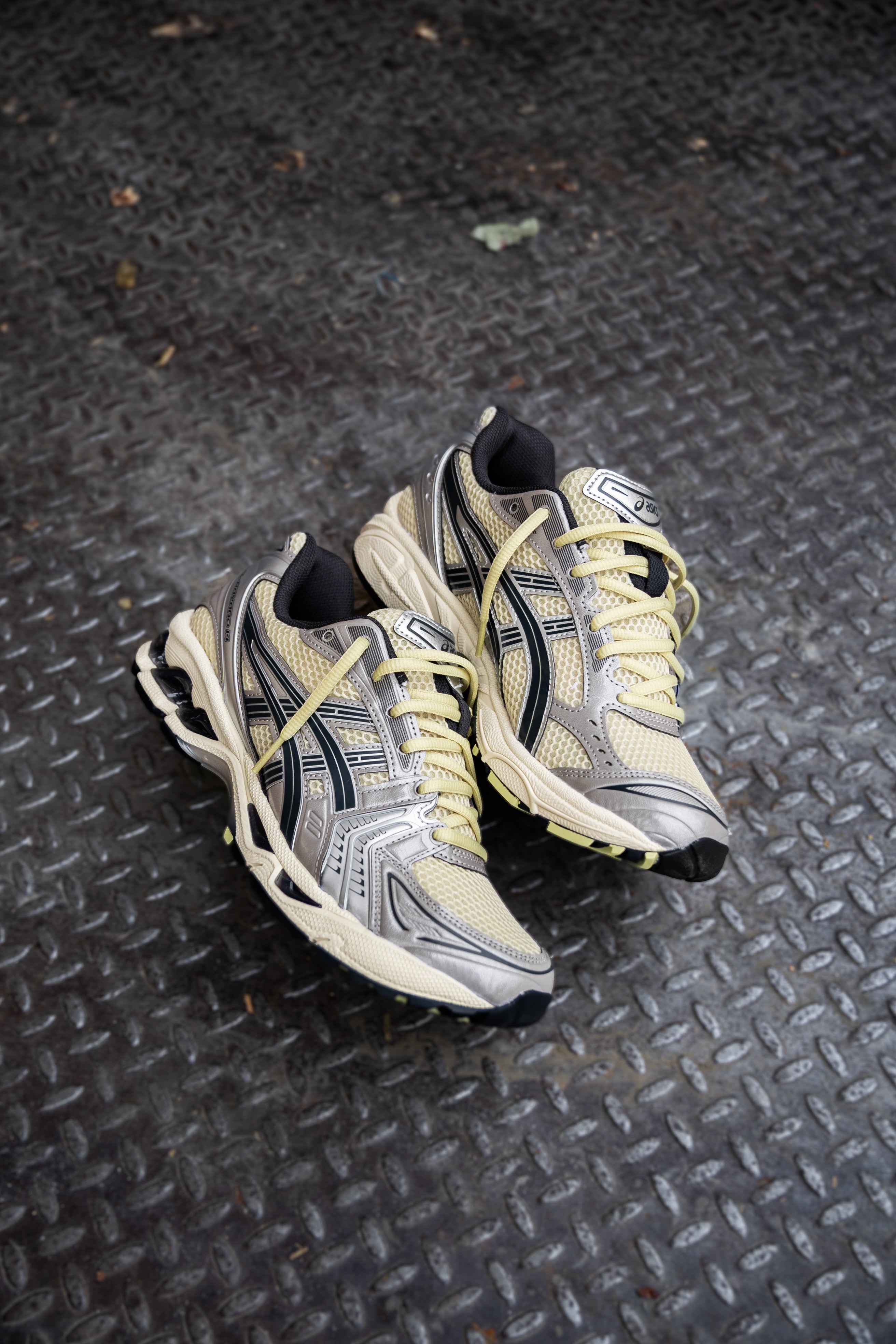Mens Asics Gel Kayano 14 (Oyster White/Steeple Grey) - VIP Asics