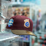 New Era Chicago Cubs 1990 ASG Good Grey UV (Burgundy/Mocha) - New Era