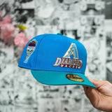 New Era Arizona Diamondbacks 1998 Inaugural Season Stone UV (Azure/Teal) - New Era