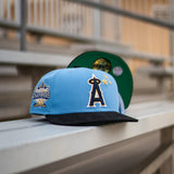 New Era Los Angeles Angels 20th Anniversary Green UV (Argentina Blue/Black Corduroy) - New Era