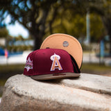 New Era Los Angeles Angels 1989 ASG Blush UV (Burgundy/Mocha) - New Era