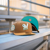 New Era Milwaukee Brewers 2002 ASG Teal UV (Khaki/Tan) - New Era