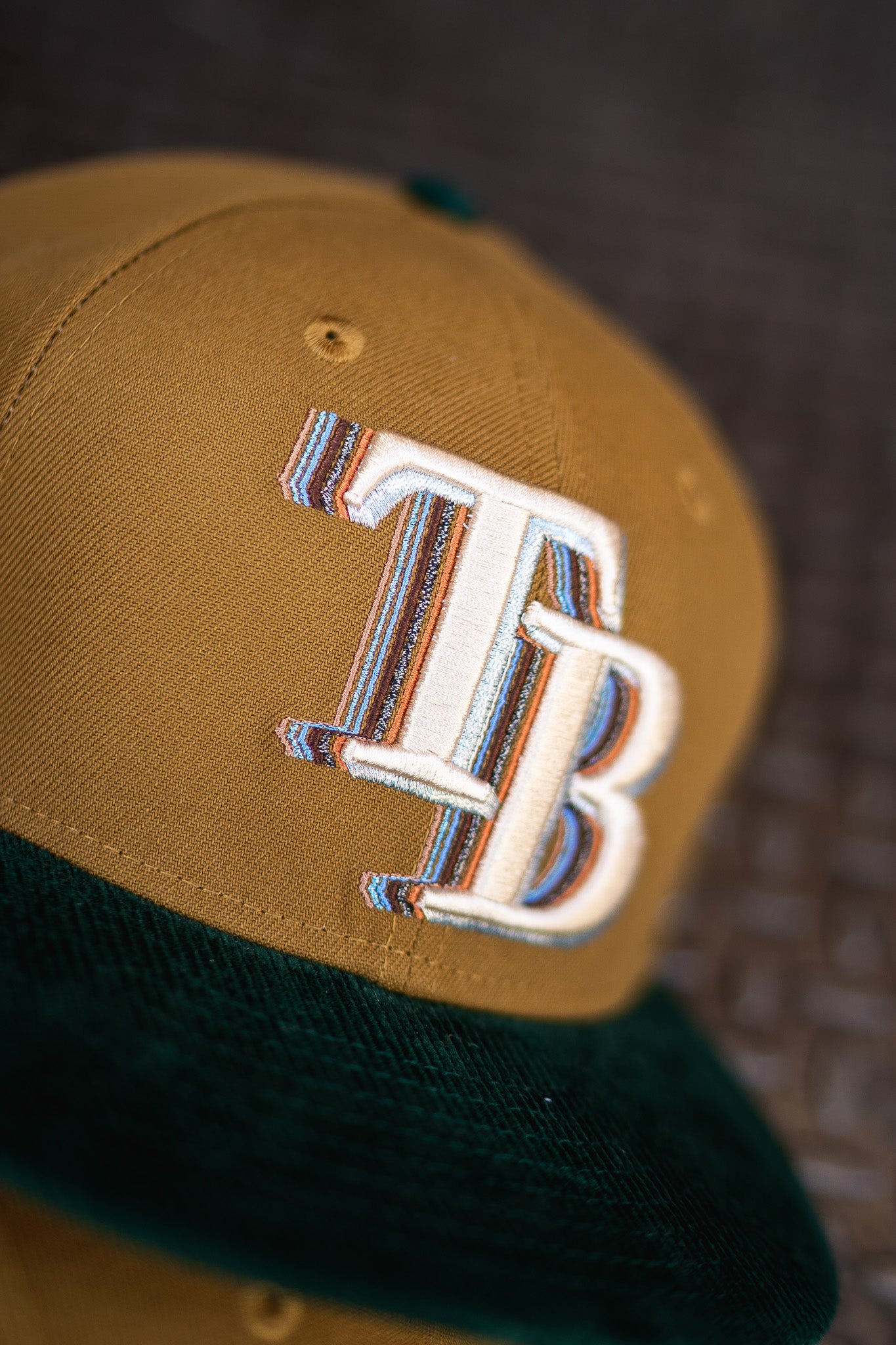 New Era Tampa Bay Rays Tropicana Field Good Grey UV (Khaki/Green Corduroy) - New Era