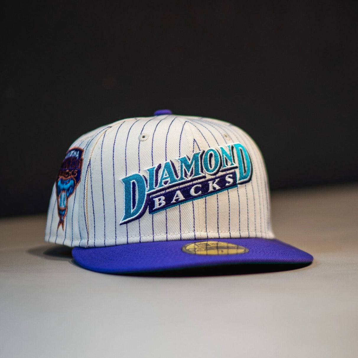 New Era Arizona Diamondbacks On-Field Script Green UV (Pinstripe) - New Era