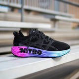 Mens Puma ForeverRun Nitro Sunset (Black/Luminous Blue) - Puma