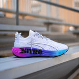 Mens Puma ForeverRun Nitro Sunset (White/Luminous Blue) - Puma