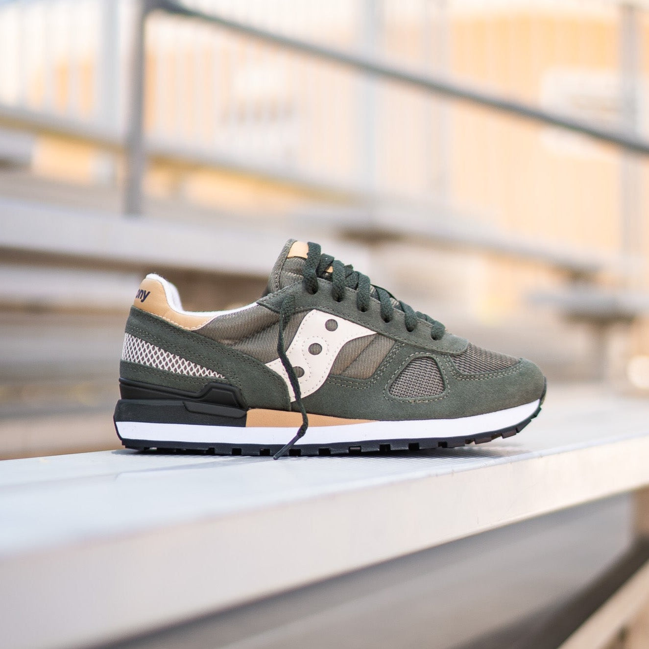 Saucony Shadow Original (Olive/Tan) - Saucony