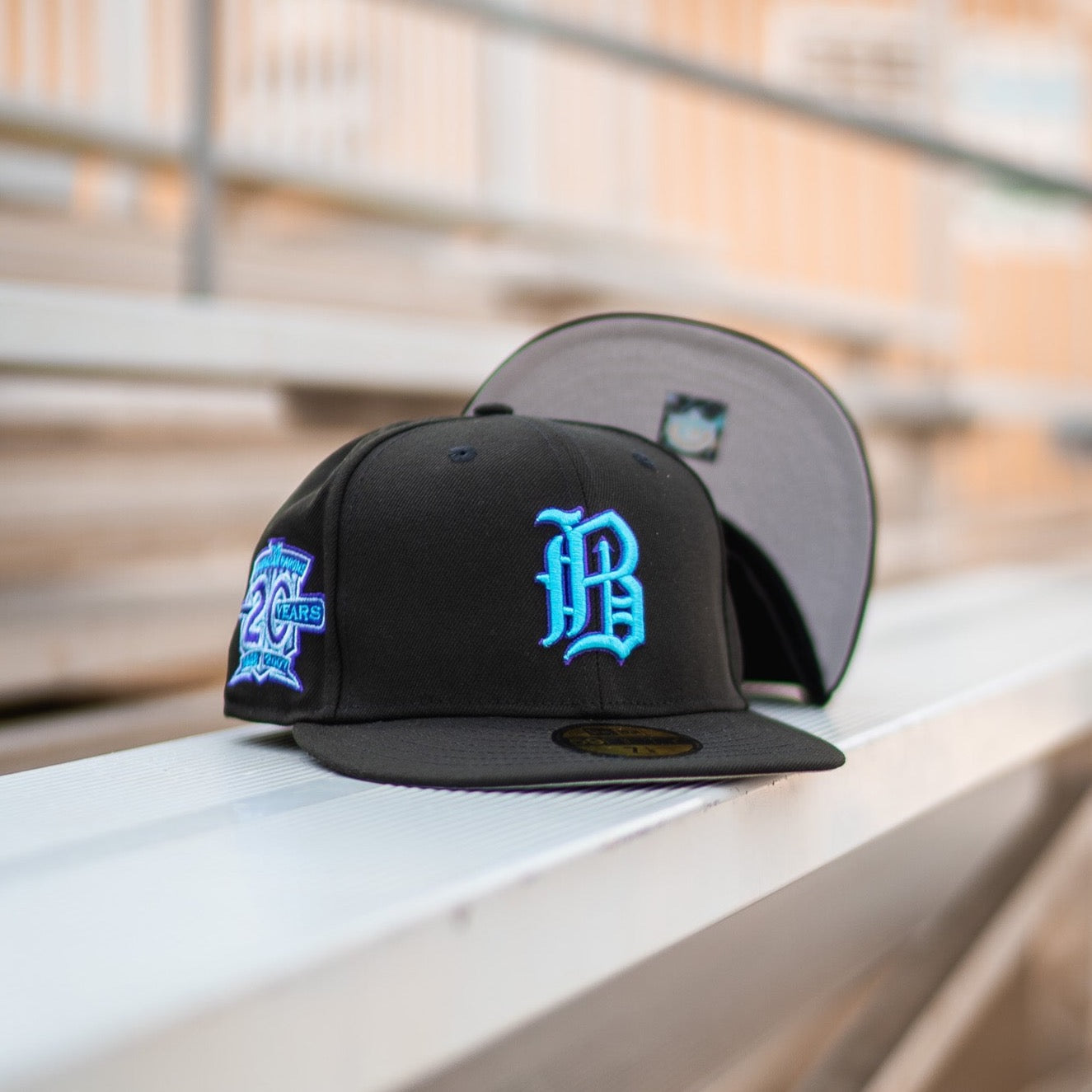 New Era Birmingham Barons 20th Anniversary Good Grey UV (Black) - New Era