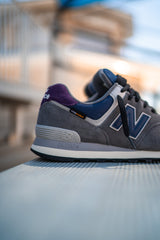 Mens New Balance 574 (Grey/Blue) - U574KGN - New Balance