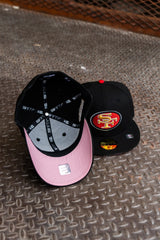 New Era San Francisco 49ers 75th Anniversary Pink UV (Black) 59Fifty Fitted