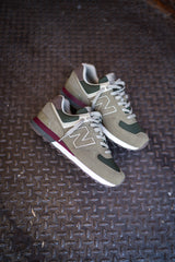 Mens New Balance 574 (Khaki/Maroon) - U574UBB - New Balance