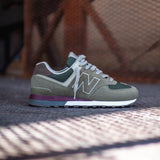 Mens New Balance 574 (Khaki/Maroon) - U574UBB - New Balance