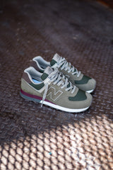 Mens New Balance 574 (Khaki/Maroon) - U574UBB - New Balance