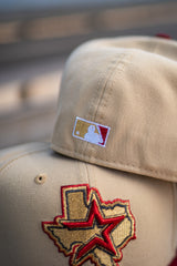 New Era Houston Astros 45th Anniversary Grey UV (Khaki/Brick Red) - New Era