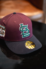 New Era St Louis Cardinals Busch Stadium Grey UV (Burgundy/Dark Navy) - New Era